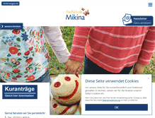 Tablet Screenshot of mikina.de
