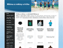 Tablet Screenshot of mikina.cz